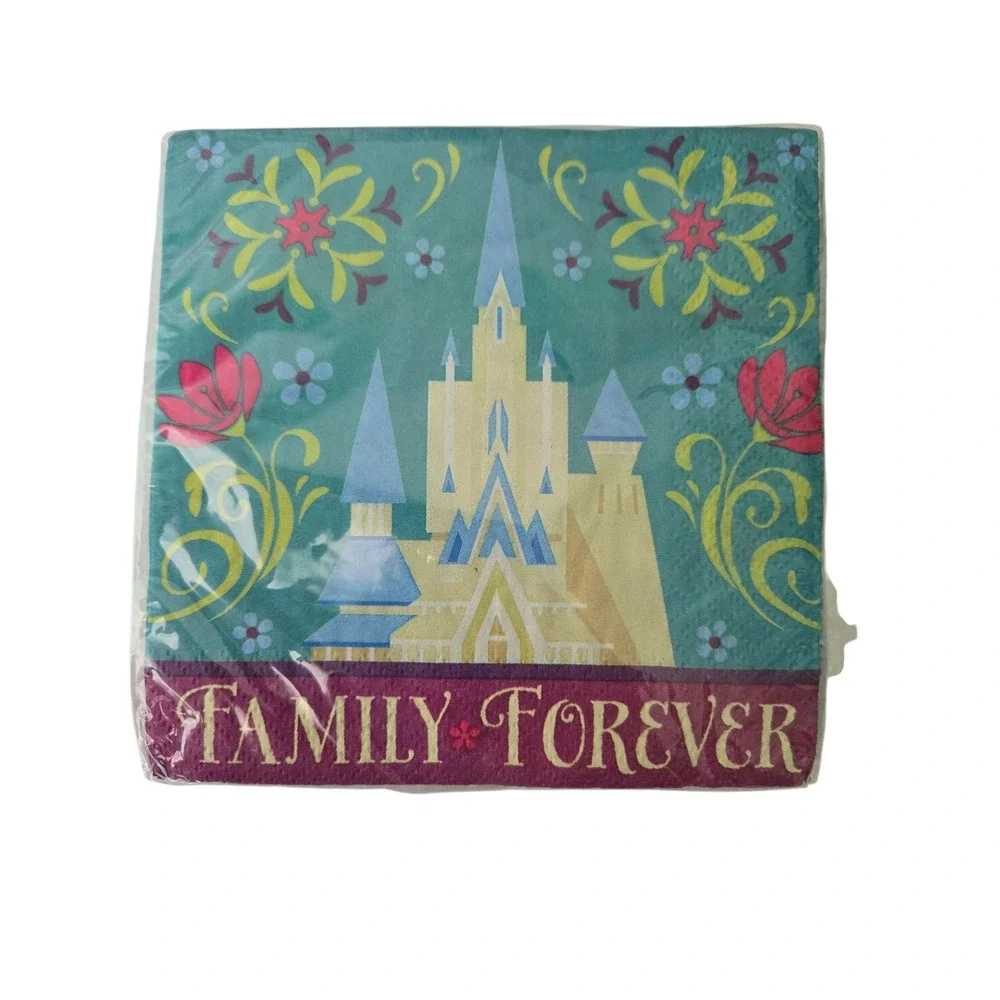 Lot of Disney FROZEN Birthday Party Pack Plates & Napkins‎ For 16 Party Supplies